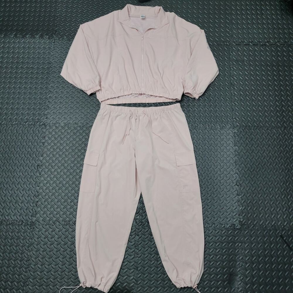 PINK Victoria’s Secret Pink Cargo Pants Cropped Jacket Set XL XXL Y2K